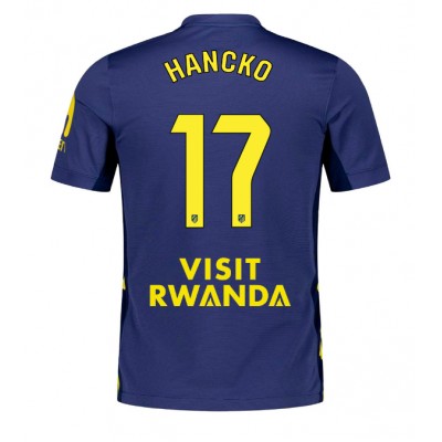 Atletico Madrid David Hancko #17 Bortedrakt 2025-26 Kortermet Atletico Madrid David Hancko #17 Bortedrakt 2025-26 Kortermet